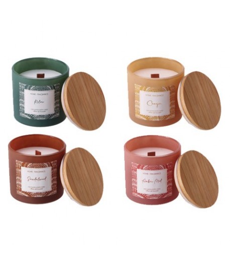 CANDELA PROF.+VASO VETRO 101788 D8 H.8