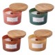 CANDELA PROF.+VASO VETRO 101791 D13 H.8