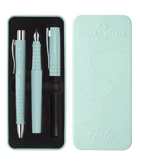 SET STILO+SFERA FABER POLYBALL CARIBIBLU