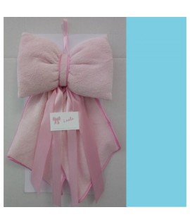 COCCARDA NASCITA PAPILLON 46 AZZURRO