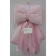 COCCARDA NASCITA PAPILLON 46 ROSA