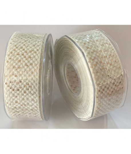 NASTRO PAILETTES MM.40 V450 BIANCO