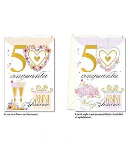 BIGLIETTO CROMO 50°ANNIVERSARIO 8884 12P