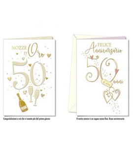 BIGLIETTO CROMO 50°ANNIVERSARIO 8037 12P
