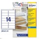 ETICHETTE AVERY J8563 99X38 25FF