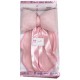 COCCARDA NASCITA PAPILLON 46 ROSA