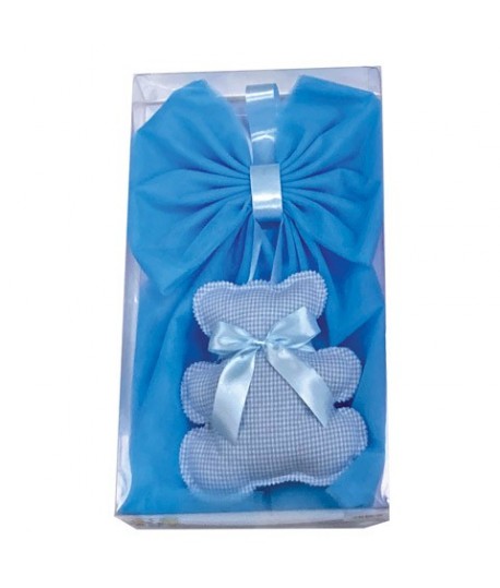 FIOCCO NASCITA ORSETTO POIS 947 AZZURRO