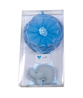 FIOCCO NASCITA ELEFANTINO 950 AZZURRO