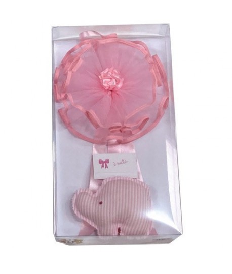 FIOCCO NASCITA ELEFANTINO 950 ROSA