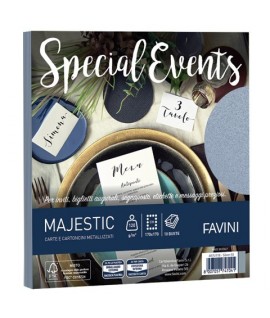 BUSTE SPEC EVENTS 120G 17X17 SILVER 10PZ