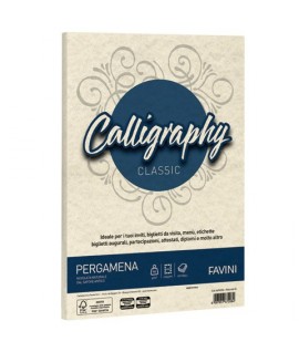 CARTA FAVINI PERGAMENA 90G A4 NATUR 50FF