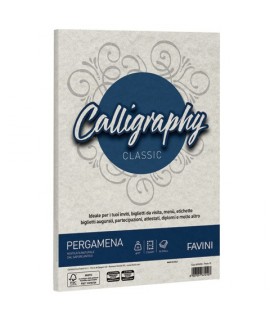 CARTA FAVINI PERGAMENA 190G A4 PERLA 50F