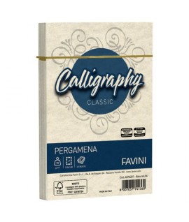 BUSTA FAVINI PERGAMENA 12X18 NATURAL 25P