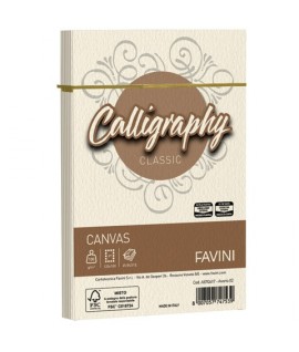 BUSTA FAVINI CANVAS 12X18 AVORIO 25PZ
