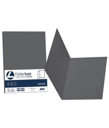 CARTELLA SIMPLEX FAVINI GRAFITE 50PZ