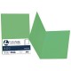 CARTELLA SIMPLEX FAVINI VERDE 50PZ