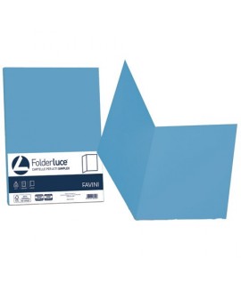 CARTELLA SIMPLEX FAVINI AZZURRO 50PZ