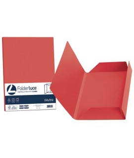 CARTELLA 3 LEMBI FAVINI ROSSO 25PZ
