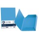 CARTELLA 3 LEMBI FAVINI AZZURRO 25PZ