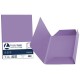 CARTELLA FAVINI 3 LEMBI VIOLETTO 25PZ