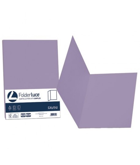 CARTELLA SIMPLEX FAVINI VIOLETTO 50PZ