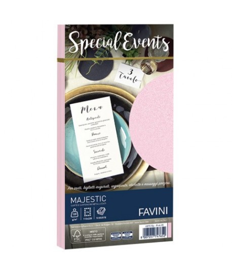 BUSTE SPEC EVENTS 120G 11X22 ROSA 10PZ