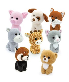 DE.CAR 25537 PELUCHE CUCCIOLO OCCHI GLIT