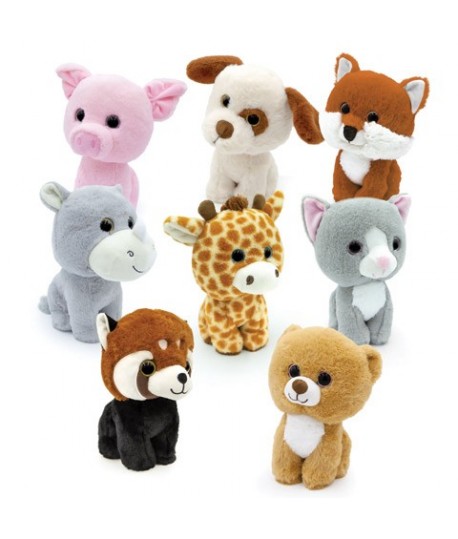 DE.CAR 25537 PELUCHE CUCCIOLO OCCHI GLIT