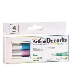 PENNARELLI DECORITE P.T. PASTEL 4PZ