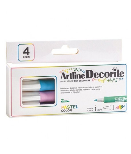 PENNARELLI DECORITE P.T. PASTEL 4PZ