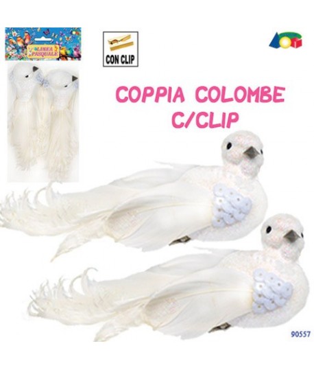 COLOMBA CON CLIP 2PZ G90557