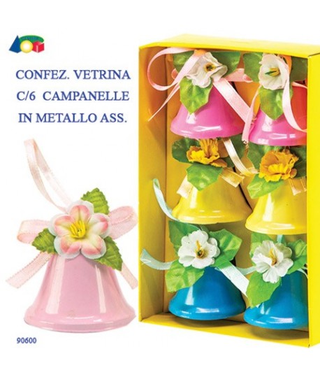 CAMPANELLA METALLO COLORAT H4 G90600 6PZ