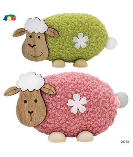 PECORA MORBIDA C/PIEDI+MUSO LEGNO G90752