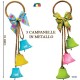 DECORO 3 CAMPANELLE METAL.APP.G90769 H36