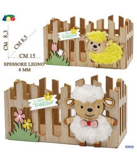 CASSETTA LEGNO C/PECORA CM15X8X8 G90936