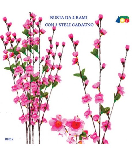 RAMO CON FIORI ROSA BS.4 RAMI G91017