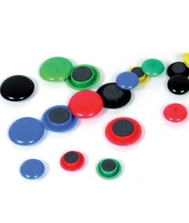 MAGNETI IN LINEA DIA.2 CM 6 PZ ASSORTITI