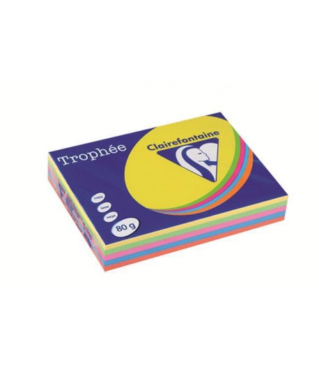 CARTA TROPHE 1704 80G A4 MIX FORTI 500FF