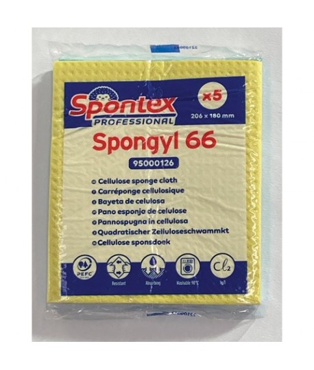 PANNO SPUGNA SPONTEX CM 20X18 5PZ