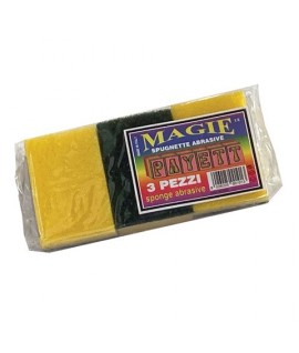 SPUGNA ABRASIVA DOPPIO USO FAST 3PZ