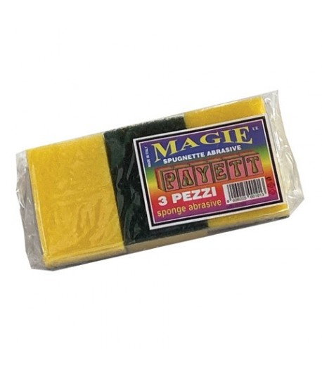 SPUGNA ABRASIVA DOPPIO USO FAST 3PZ