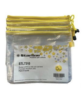 CF.5 BUSTINE C/ZIP IN PVC A RETE A/5