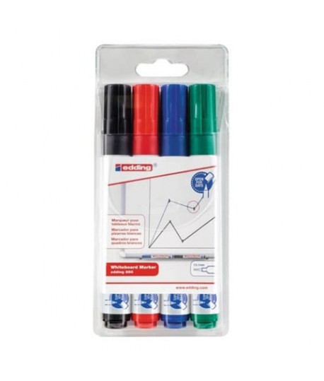 MARCATORI LAVAGNE EDDING E-660 4PZ ASS