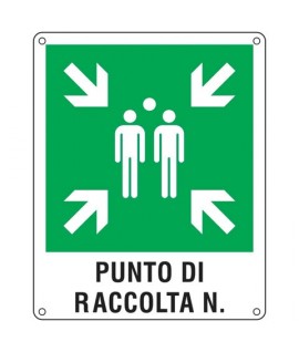 CARTELLO ALL. 40*50 PUNTO DI RACCOLTA