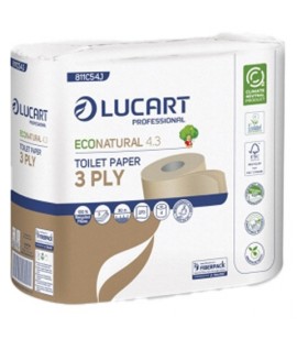 CARTA IGIENICA ECONATURAL 4.3 4 ROTOLI