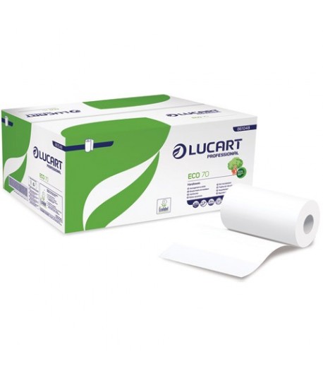 CARTA ASCIUGAMANI LUCART ECO 70 12 ROT