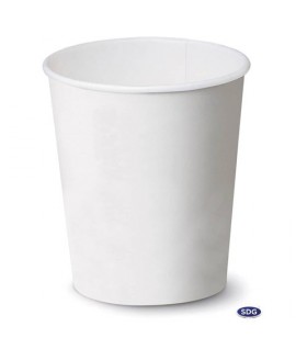 BICCHIERI CARTA BIANCHI 195ML 50PZ SDG