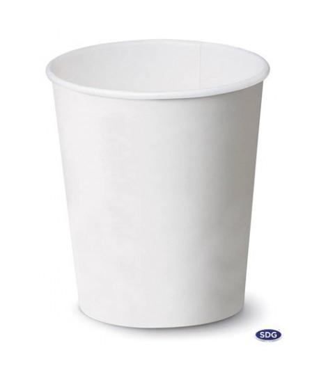 BICCHIERI CARTA BIANCHI 195ML 50PZ SDG