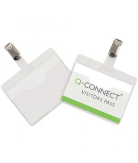 PORTA BADGE 60*90 Q-CONNECT 10PZ C/CLIP