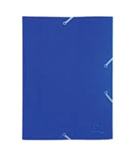 CARTELLA 24X32 3L PPL ELASTICO BLU 5PZ